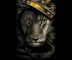 A tyrant king depicted by a lion with a crooked crown 