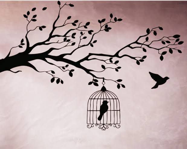 Caged bird and free bird