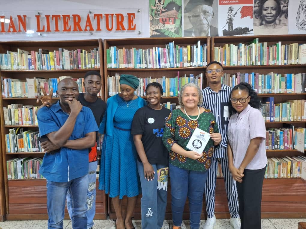 ZODML Chair, poets and Aduke' Gomez 