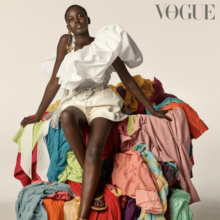 a black woman on vogue