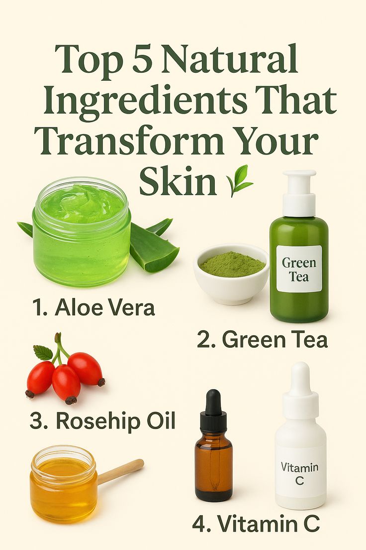 natural ingredients to transform your skin