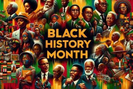 Images of notable black figures in history 